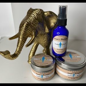 Frankincense and Myrrh Soy Candle and Room Spray Bundle